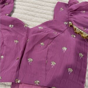 Embellished Pink Blouse